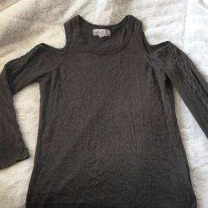 Open Shoulder Long Sleeve